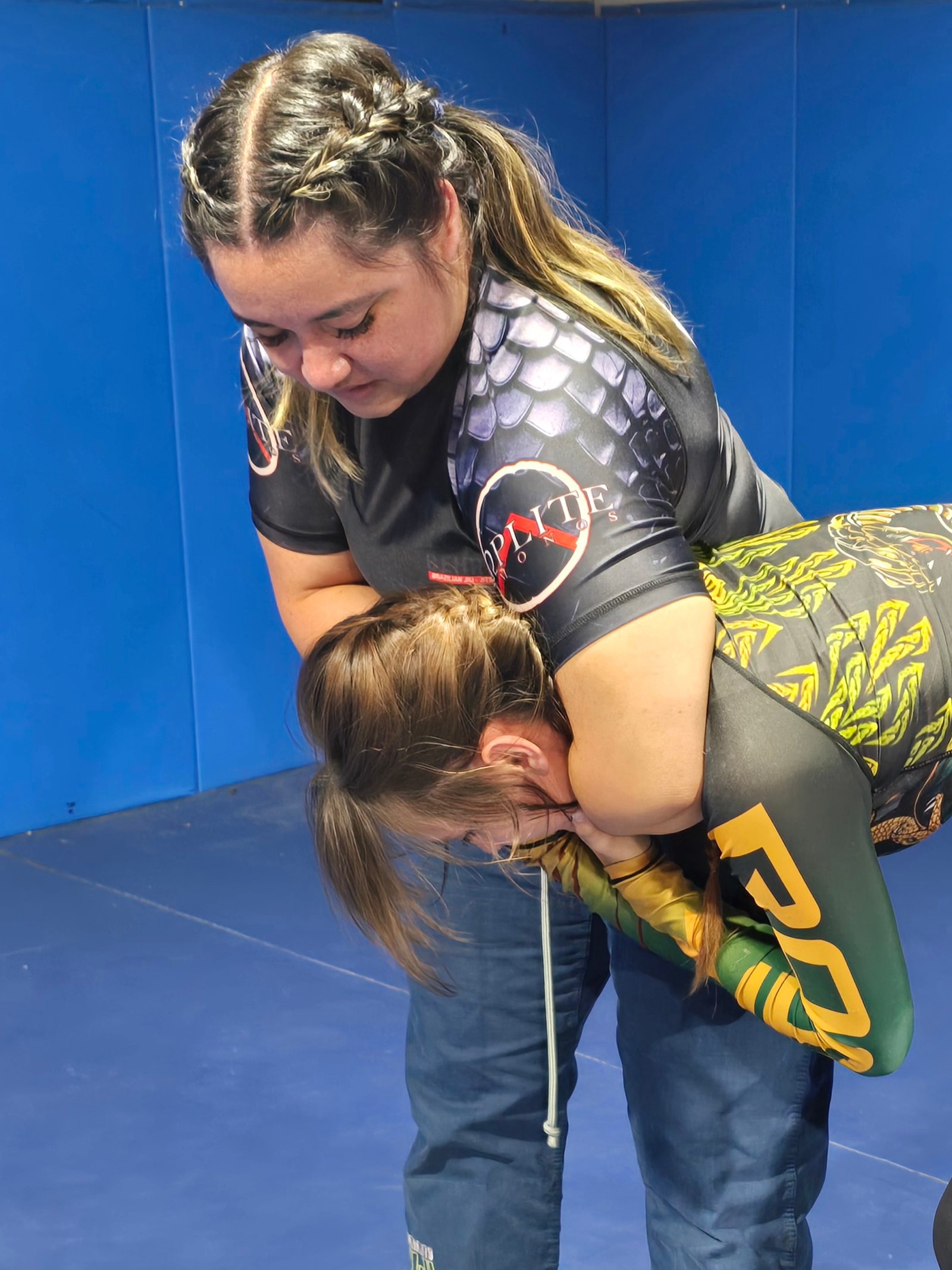 Self-defense technique drilling